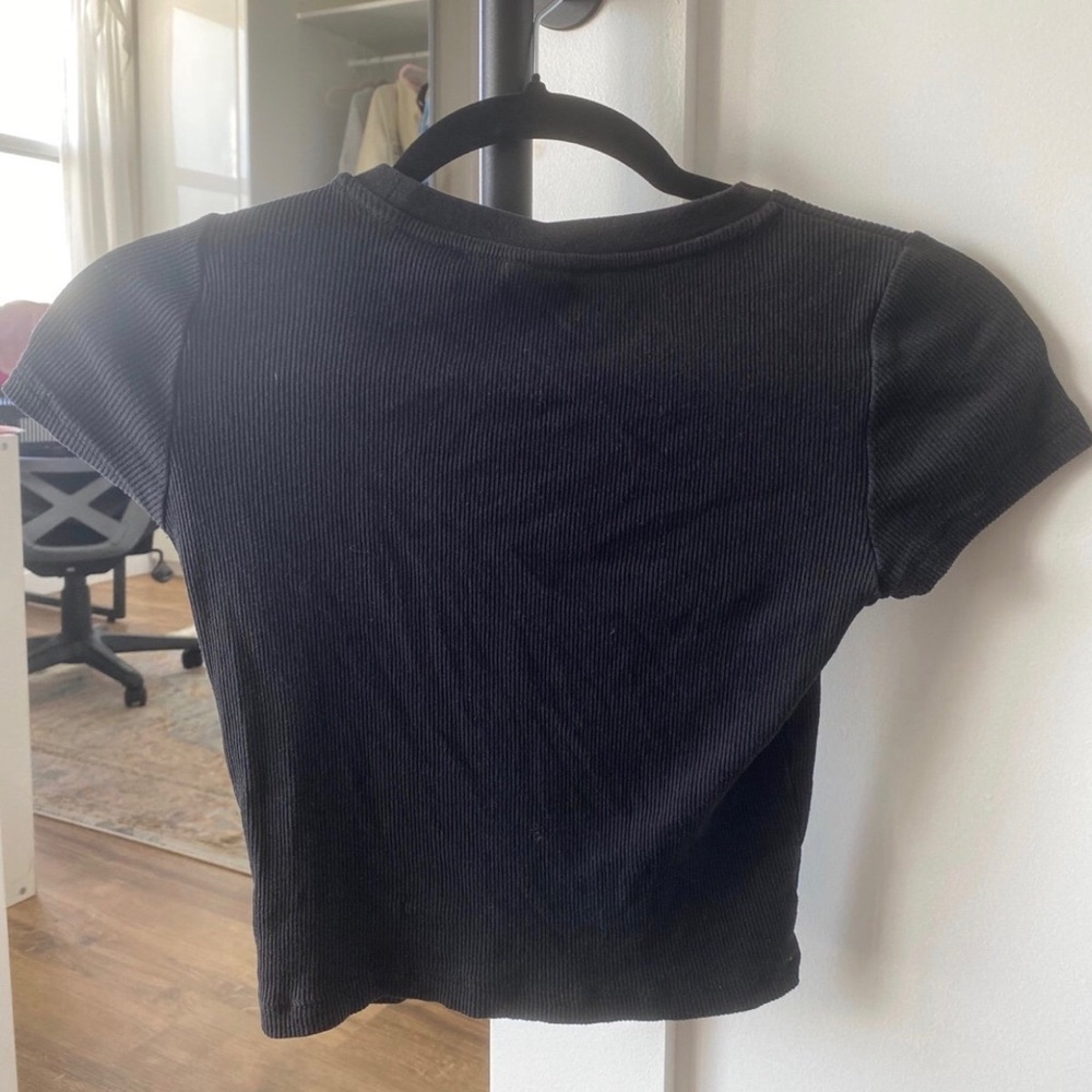 TNA Black Crop Top (XS)